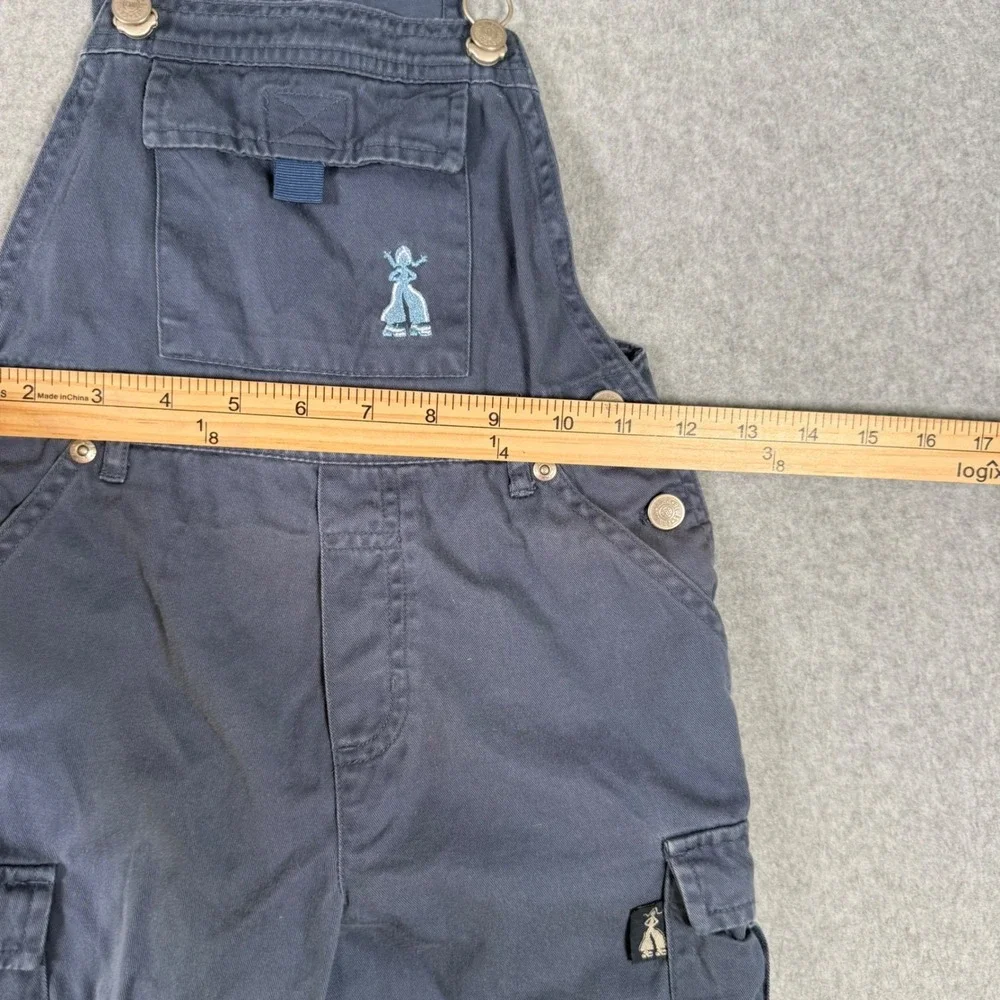 Canyon River Blues Kids Size 4 Cargo Overalls Blue Cotton Play Time Kidcore